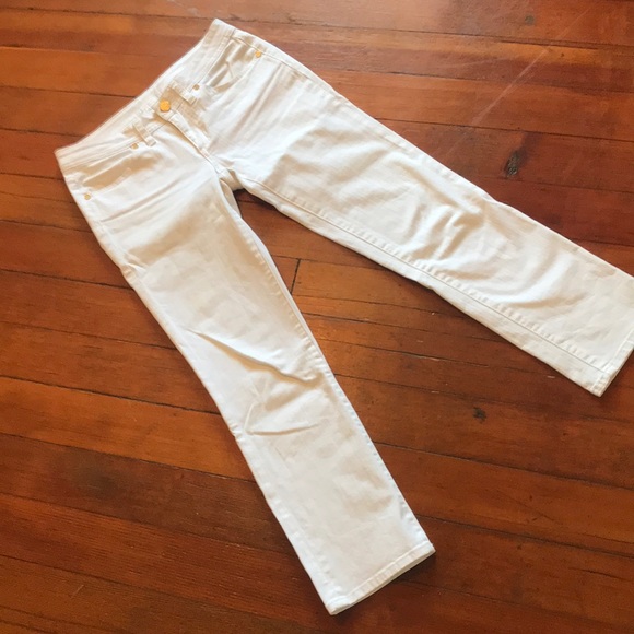 Tory Burch Cropped Logo Jean - Picture 4 of 5
